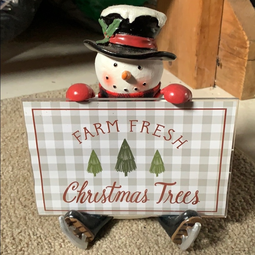 Snowman frame